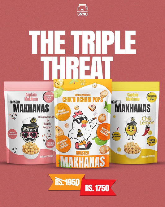 NEW! Captain Makhanas - The Triple Threat Bundle