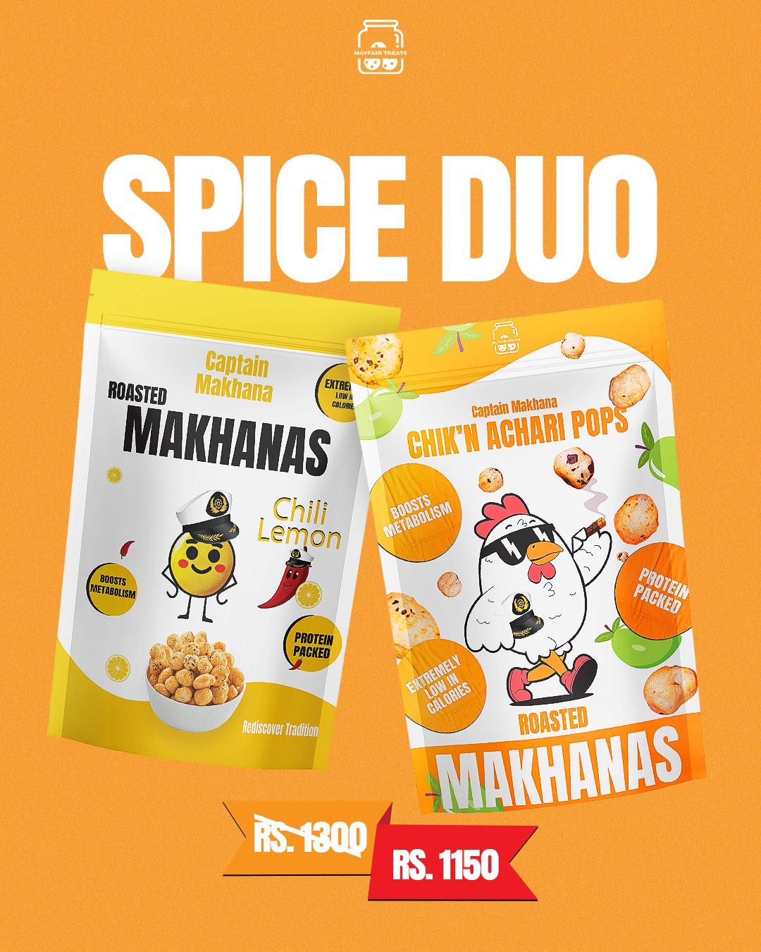 NEW! Captain Makhanas - Spice Duo Bundle