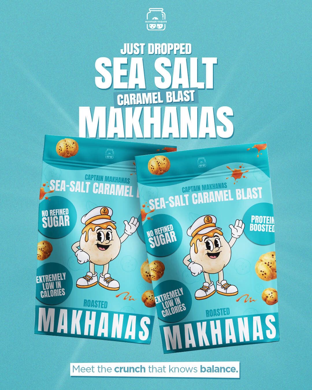 NEW! Captain Makhanas - Sea Salt Caramel Blast